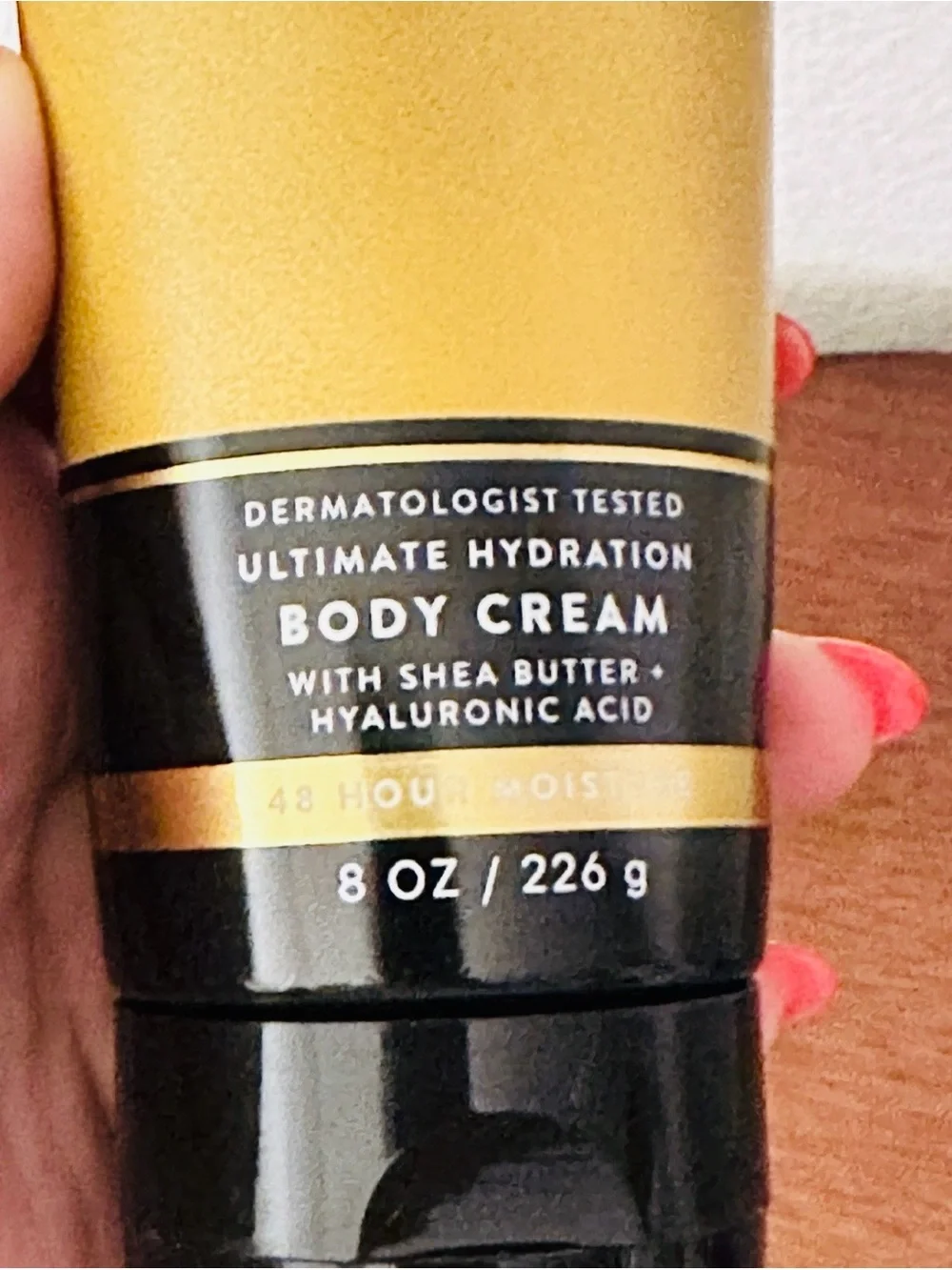 Bath & Body Works After Dark Gradient Yellow and Black Body Cream